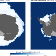 В отличие от Северного Ледовитого Океана, антарктический лед в основном однолетний - он образуется зимой и летом тает. Площадь льда, таким образом, определяется двумя...