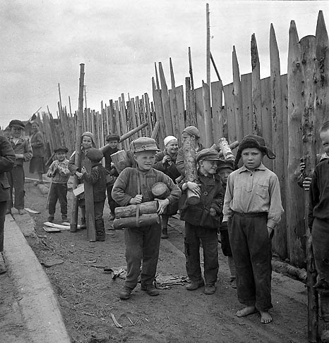 Финский концлагерь в Петрозаводске, 1943 г.